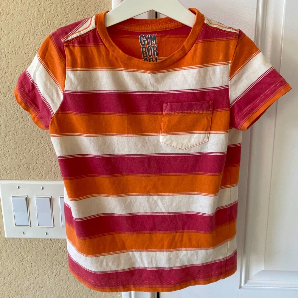 Gymboree Boys Orange Short-Sleeved Tee Size 4